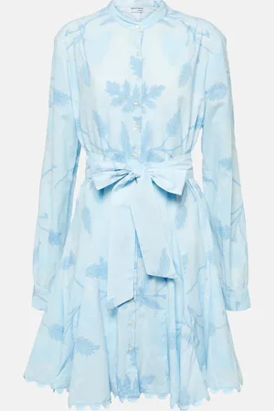Juliet Dunn Bellflower cotton shirt dress