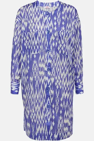 ERES Hurricane printed cotton shirt dress