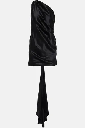 TOVE Shiloh one-shoulder silk top