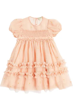 Stella McCartney Embroidered floral tulle dress