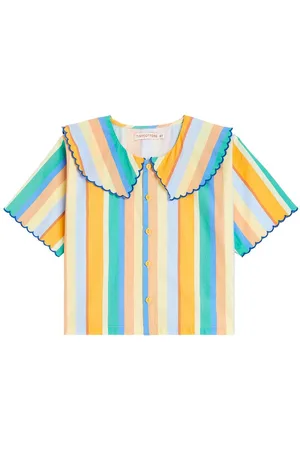 Tiny Cottons Striped cotton poplin shirt