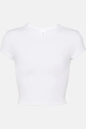 alo Alosoft cropped jersey T-shirt