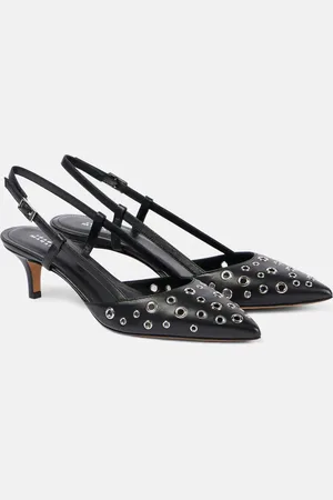 Isabel Marant Pilia leather slingback pumps