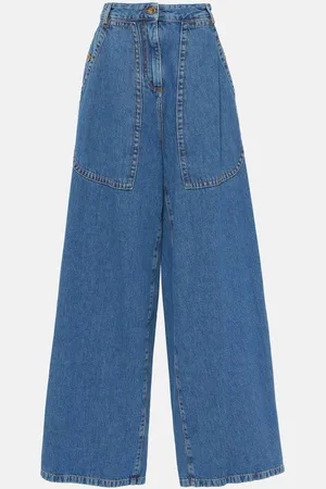 Etro High-rise wide-leg jeans