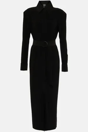 Norma Kamali Belted shirt dress