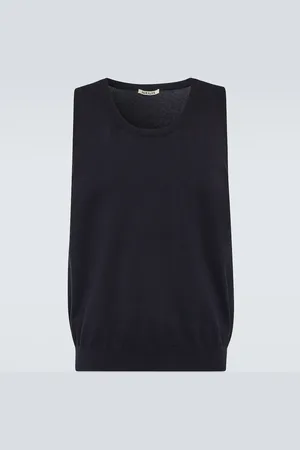 Auralee Cotton sweater vest