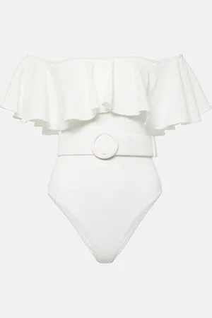 ALEXANDRA MIRO Chantal ruffled swimsuit