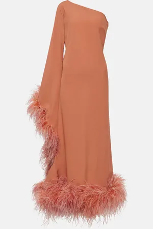 ‎Taller Marmo‎ Ubud Extravaganza feather-trimmed gown