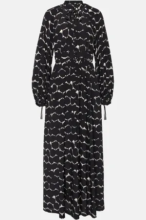 Max Mara Urbania printed silk maxi dress