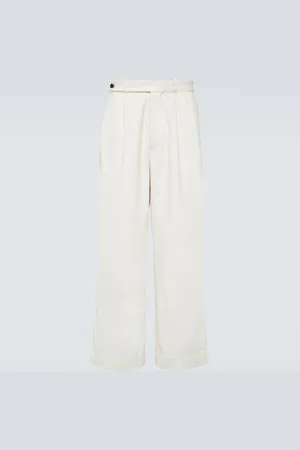 BODE Skunk Tail cotton wide-leg pants