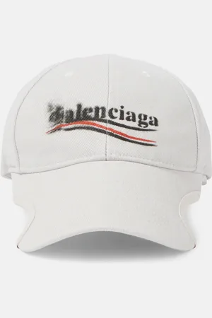 Balenciaga Logo cotton drill baseball cap