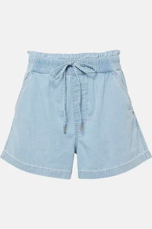 VERONICA BEARD Tijana cotton chambray shorts