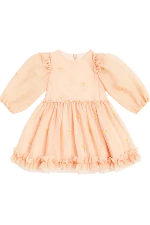 Stella McCartney Baby embroidered tulle dress