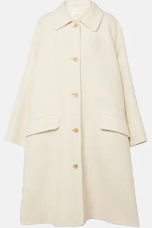 The Row Garth oversized cashmere and silk coat