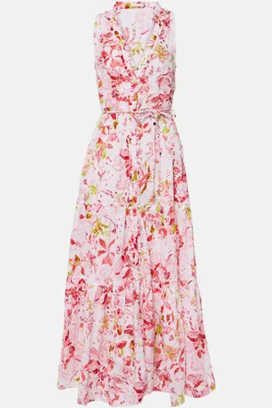 POUPETTE ST BARTH Nana floral tiered cotton maxi dress