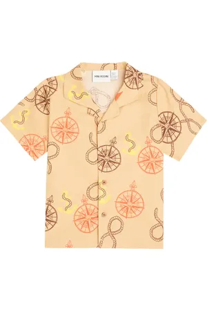 Mini Rodini Nautical cotton twill shirt