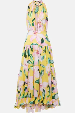 ALEXANDRA MIRO Marie Rose floral cotton midi dress