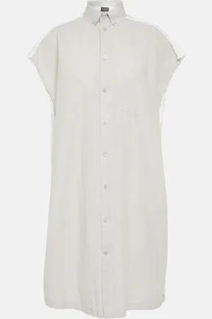 Balenciaga Oversized cotton shirt dress