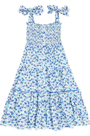 POUPETTE ST BARTH Trini printed shirred dress