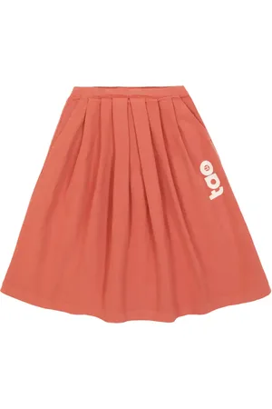 The Animals Observatory Cat stretch-cotton skirt