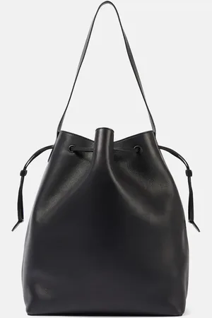 The Row Belvedere leather bucket bag