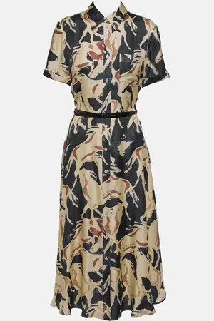 Altuzarra Kiera printed silk midi dress