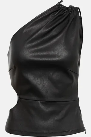 AMIRI Cutout leather top