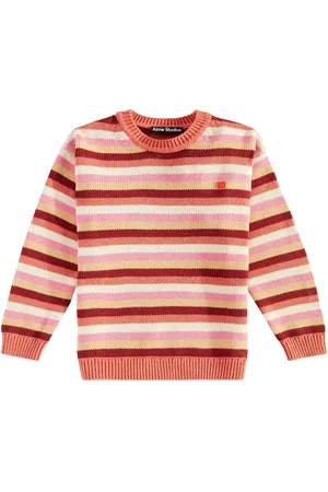 Acne Studios Face striped cotton sweater