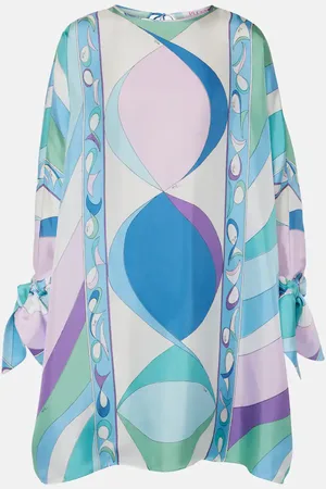 Puccini Pesci silk twill kaftan