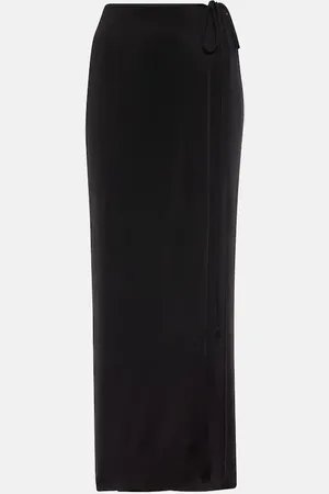 Jade Swim Avi jersey wrap skirt