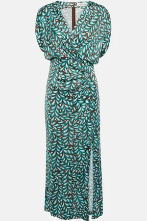 Diane von Furstenberg Williams printed jersey midi dress