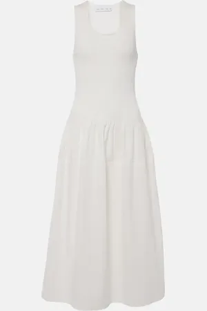 Proenza Schouler Label Malia cotton poplin midi dress