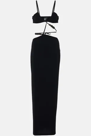CHRISTOPHER ESBER Beaded cutout jersey maxi dress