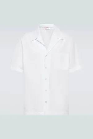 VALENTINO Oversized cotton poplin shirt