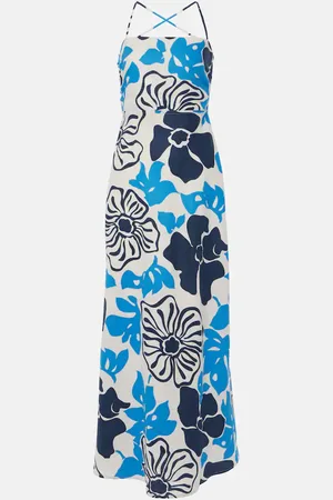 FAITHFULL THE BRAND Garcia floral linen maxi dress