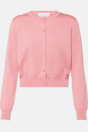 Carolina Herrera Cropped silk and cotton cardigan
