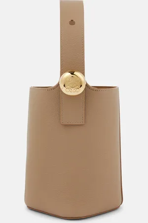 Loewe Pebble Mini leather bucket bag