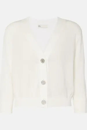 Tory Burch Cropped cotton cardigan