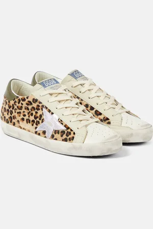 Golden Goose Super-Star leopard-print leather sneakers