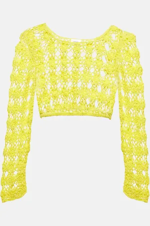 ANNA KOSTUROVA Bella crochet cotton crop top