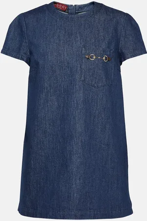 Gucci Horsebit denim minidress