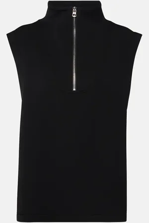 Varley Magnolia half-zip jersey tank top