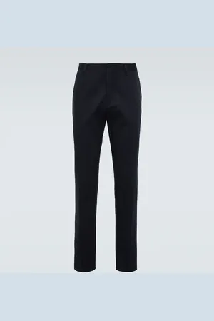 Etro Floral cotton jacquard chinos