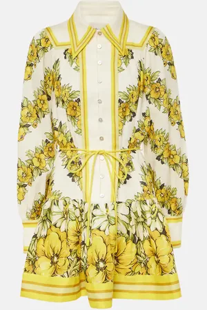 ALÉMAIS AlÃ©mais Gisela floral linen shirt dress
