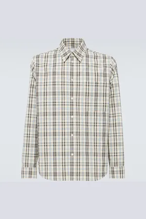 Bottega Veneta Checked cotton shirt