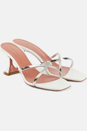 Amina Muaddi Henson 70 chain-detail leather sandals