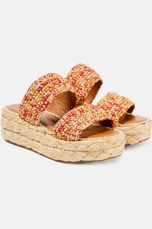 Robert Clergerie Arlene 2 raffia platform sandals