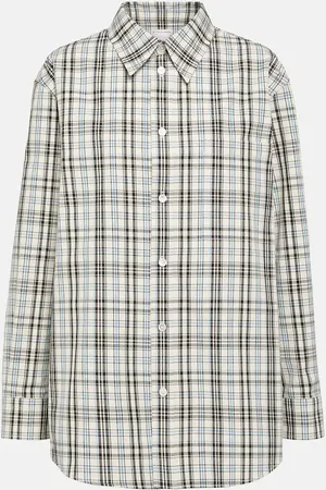 Bottega Veneta Checked cotton shirt