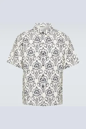 COMMAS Floral cotton-blend shirt