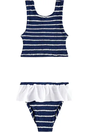 Hunza G Baby Olive ruffled bikini
